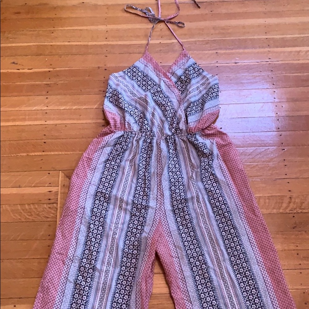 Culote romper with pockets